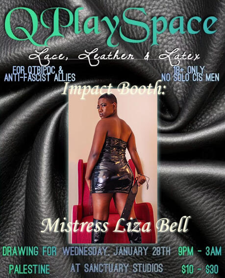 Mistress Liza Bell Impact Booth